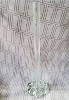 Stretched Clear Glass Bud vase