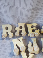 Wooden Letter Train