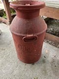 Large Vintage Steel Milk Can