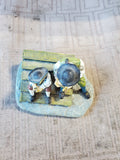 Lang & Wise 1997 Colonial Williamsburg Man and Boy Wittling Figurine