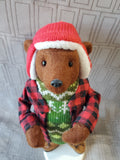 Teddy Bear Holiday Figurine