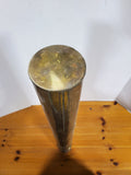 Vintage Tall Brass Storage Tube