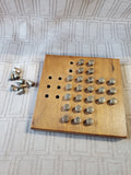 Wooden Solitare Board Game