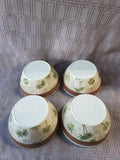 Set of 4 Melamine Palm Tree Soup Bowls