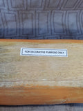 Wooden Painted Carrot Decorative Tray