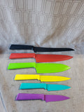 Set of 6 Multi-Colored Kuhn Rikon Swiss Design Knives