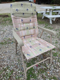 Folding Lawn Chair w/Fabric Seat (three available, priced separately)