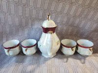 10 Piece Asian Inspired Porcelain Tea Set