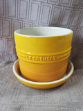 Le Creuset Nectar Herb Planter with Tray UNUSED (2 AVAILABLE PRICED INDIVIDUALLY AT $55 EACH)