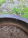 Large Brown Mesh Reinforced Terracotta Planter w/Dirt (read description)
