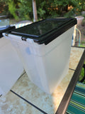 Two Pet Food Storage Containers