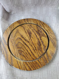 Wooden Cheese Tray with Glass Dome