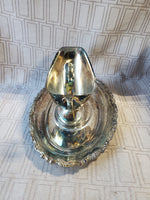Oneida Silverplate Gravy Boat and Saucer Set