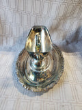 Oneida Silverplate Gravy Boat and Saucer Set