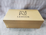 Pair of Lehoor Women's Black Chunky Heels—Women's Size 8.5