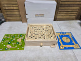 Triple Labyrinth Box Game (Three Interchangeable Plates)