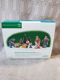 Department 56 Dickens' Village "Meeting the Family at the Railroad Station" 4 Piece Figurine Set