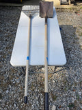 Leaf Rake and Shovel