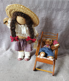 Ladie and Friends Lizzie High Beach Girl with Teddy Bear Doll