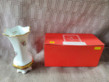 Imperial Limoges White & Gold Vase