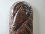Tall Carved Wooden Mask