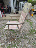 Folding Lawn Chair w/Fabric Seat (three available, priced separately)