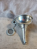 Jean Goardere Pewter Wine Decanter Funnel with Mesh Strainer