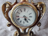 Ornate Resin Desk Clock WORKS