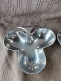 Set of Four Playing Card Suit Metal Snack Bowls