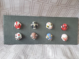 Set of 8 Miniature Asian Inspired Opera Masks