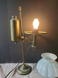 German Student Lamp Co. Brass Lamp WORKS