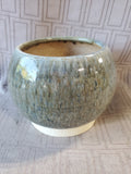 Signed Glazed Pottery Vase