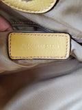 Anne Klein Woven Yellow Lion Shoulder Bag