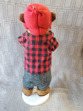 Teddy Bear Holiday Figurine