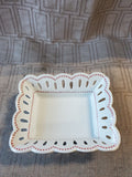 Andrea by Sadek Williamsburg Scalloped Reticulated Trinket Dish