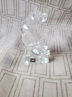 Hadeland Norway Crystal Bear Paperweight