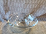 Clear Glass Chip and Dip Bowl