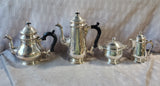 4 Piece India Crosby Silverplate Tea Set