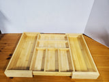 Expandable Bamboo Drawer Organizer