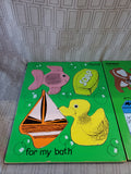 Pair of Vintage Playskool Wooden Children's Puzzles (E)