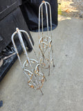 Two Iron Decorative Plant Supports