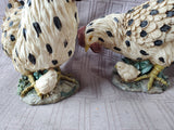 Pair of Young's Inc. Resin Chicken Figurines (A)