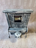 Tin Piano Music Box WORKS