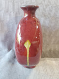 Red and Yellow Ceramic Vase