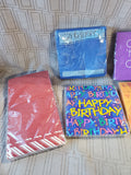 Assorted Lot of Paper Napkins and Plates