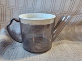 Gray Plastic Gravy/Fat Separator with Strainer