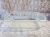 Fire-King Clear Glass Loaf Pan