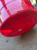 Large Red Plastic Tub w/Rope Handles (C)
