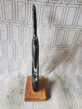 Hand Carved Water Buffalo Horn Heron Figurine (A)