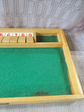 Wooden Shut the Box Game